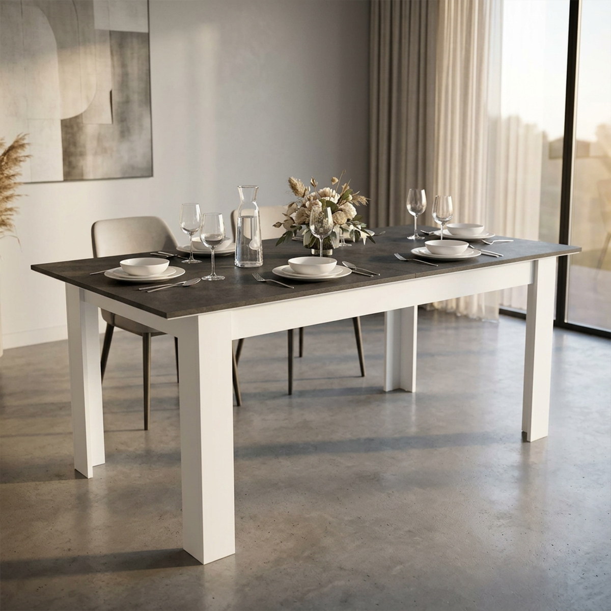 Cosma Gemma modern extendable dining table 160-200 cm — 3