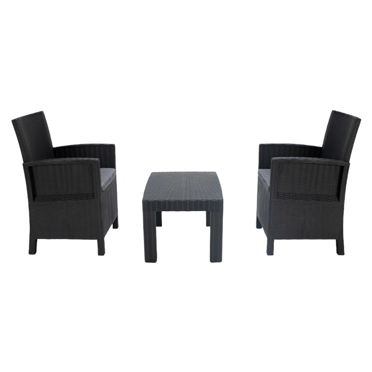Tropea Grand Soleil Outdoor Garden Set 2 Armchairs Cushions Table — 4