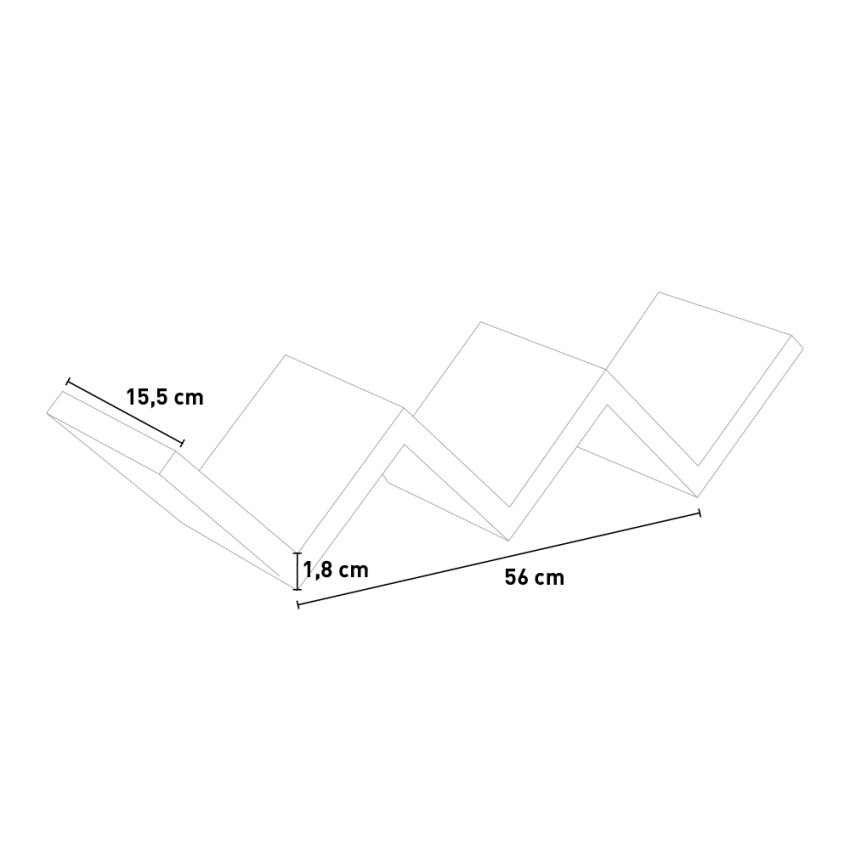 Modern Design Wall Shelf Saetta SAET-519 Modularredo — 4