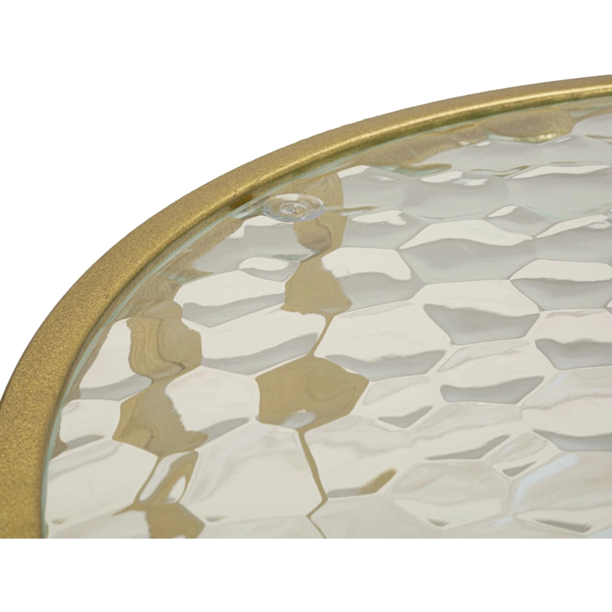Antalia Oval Coffee Table in Iron and Glass Mauro Ferretti — 7
