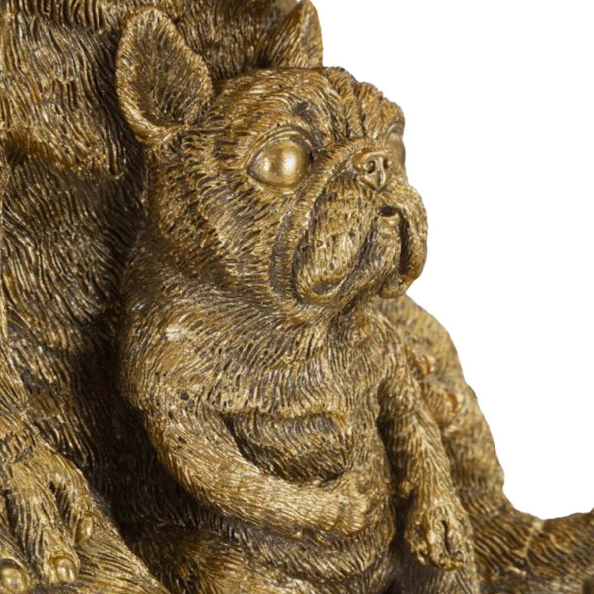 Dog Table Lamp with Decorative Dogs Base and Fabric Shade — 6
