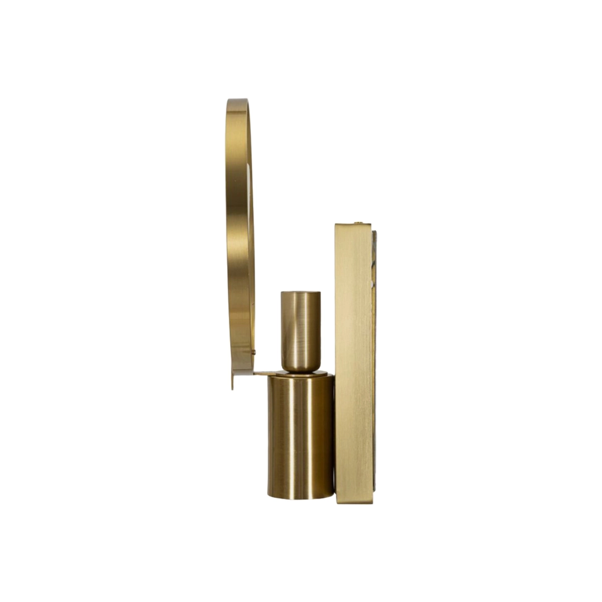 Oklan Modern Iron and Smoked Glass Wall Sconce — 6