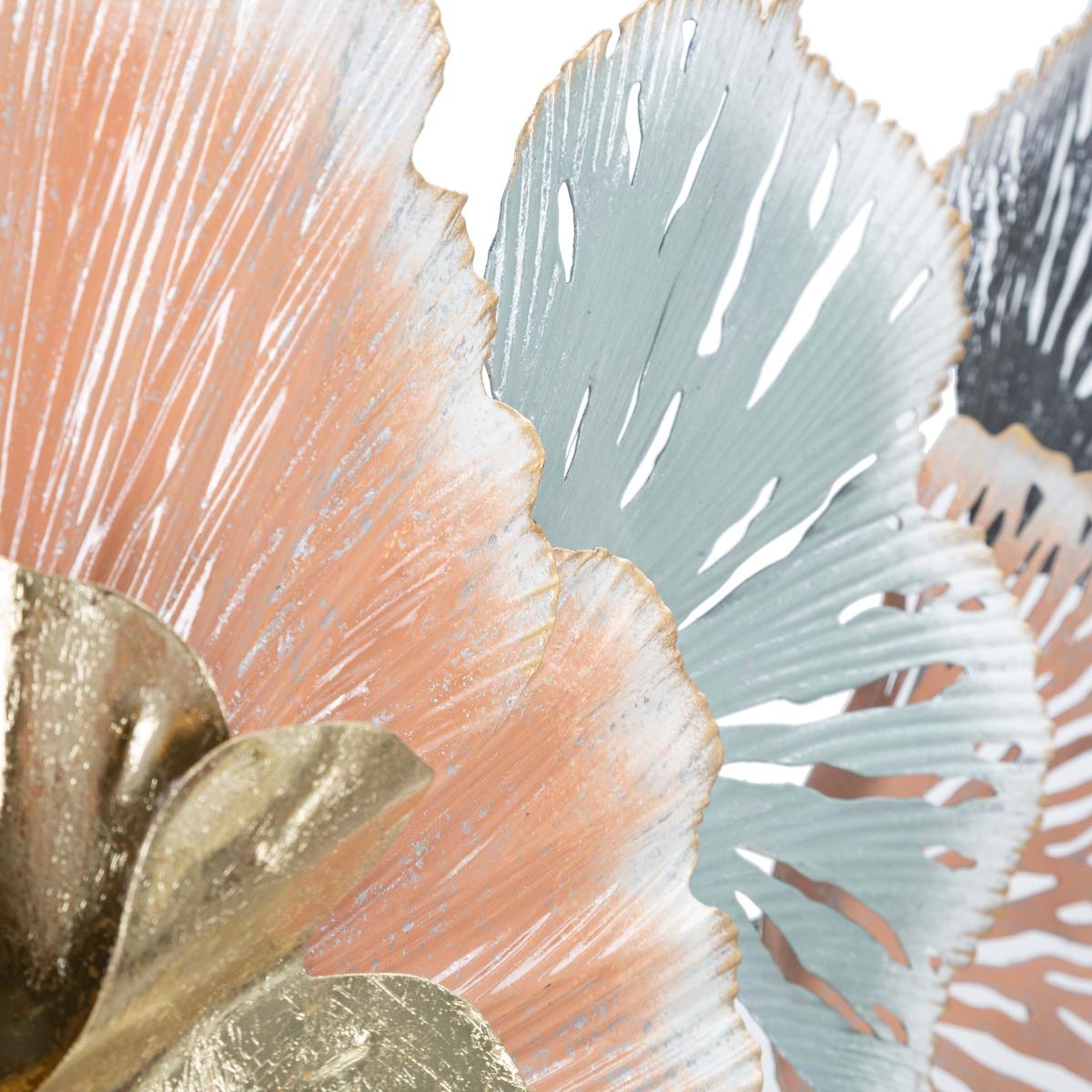 Mauro Ferretti Softy 3D Floral Metal Wall Art Decor 93x53cm — 4