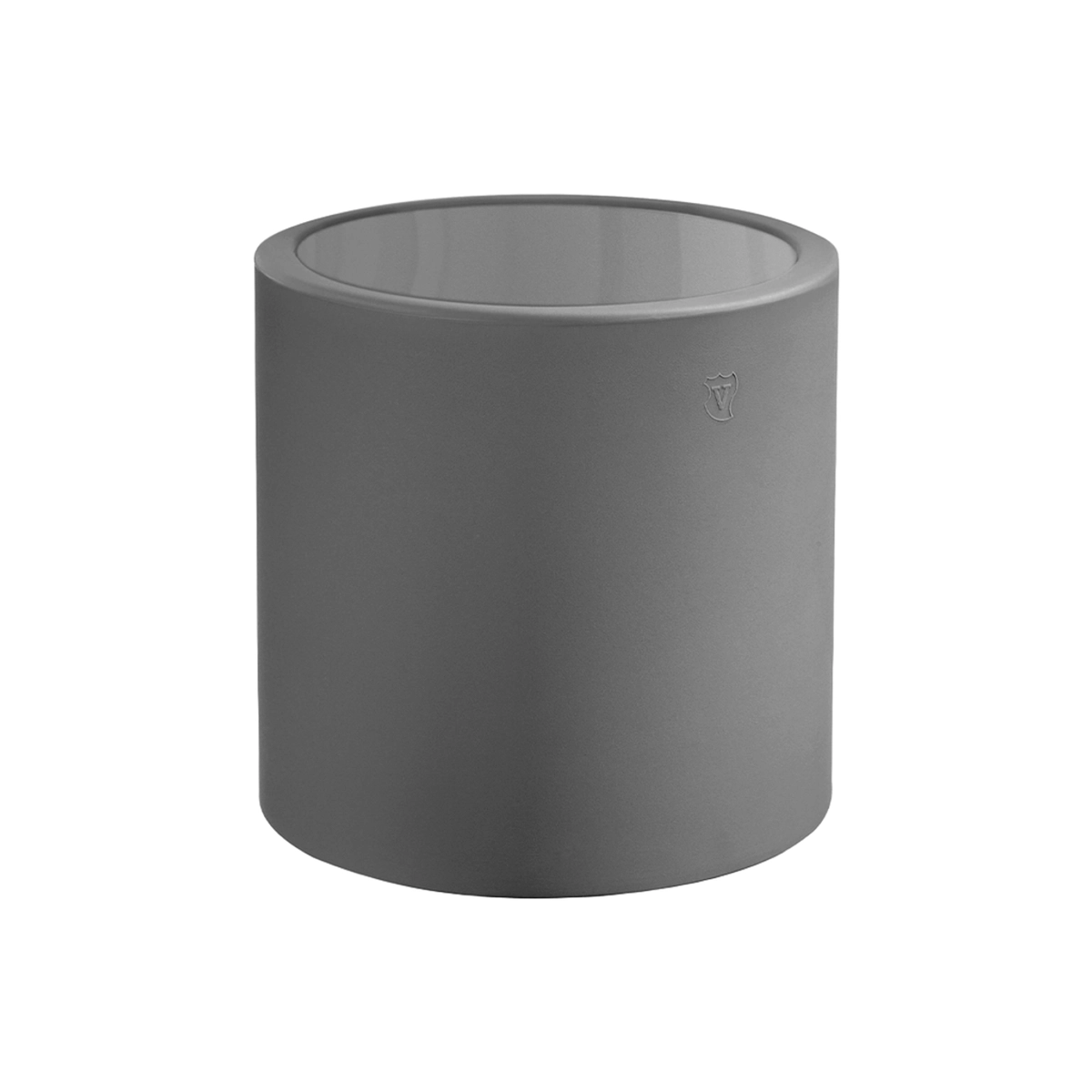 Blok LYXO Cylindrical Coffee Table in Polyethylene and Plexiglass 55cm — 1