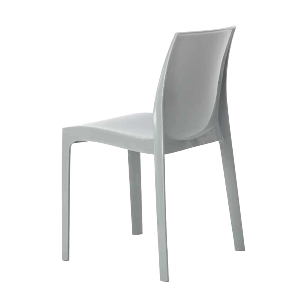 Ice Aia 70x70 cm Black Tavolino Quadrato with 2 Grand Soleil Chairs — 3