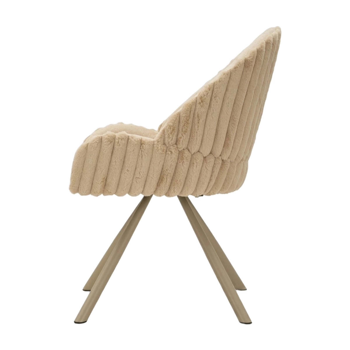 Set of 2 Modern Upholstered Fabric Dining Chairs Stoccolma A — 3
