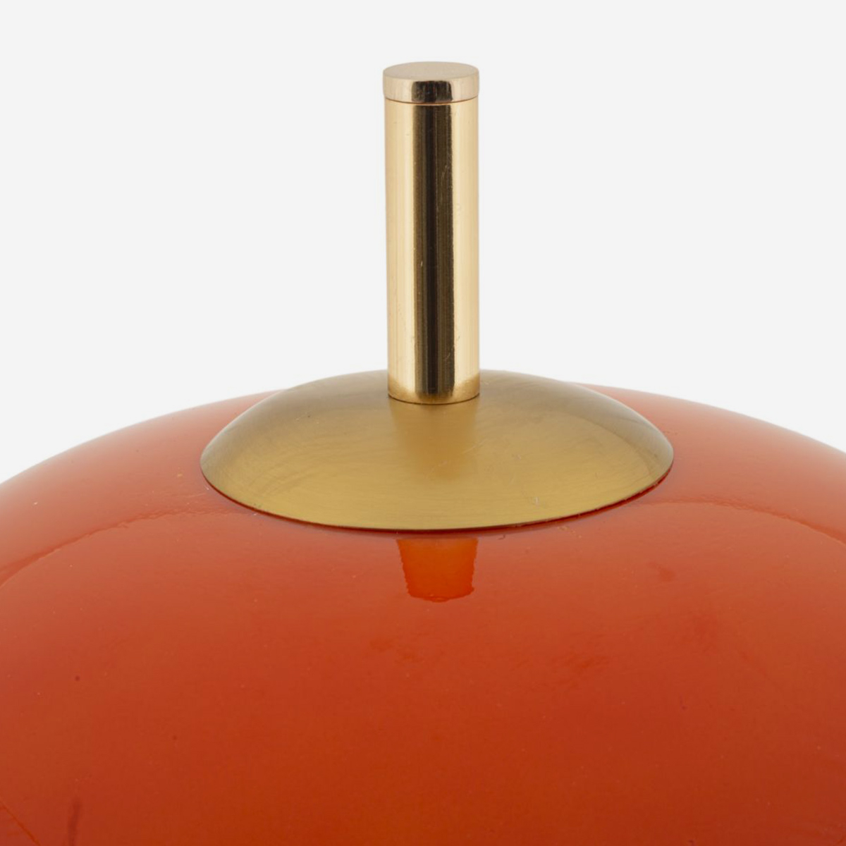 Odly Vintage Metal and Glass Table Lamp — 3