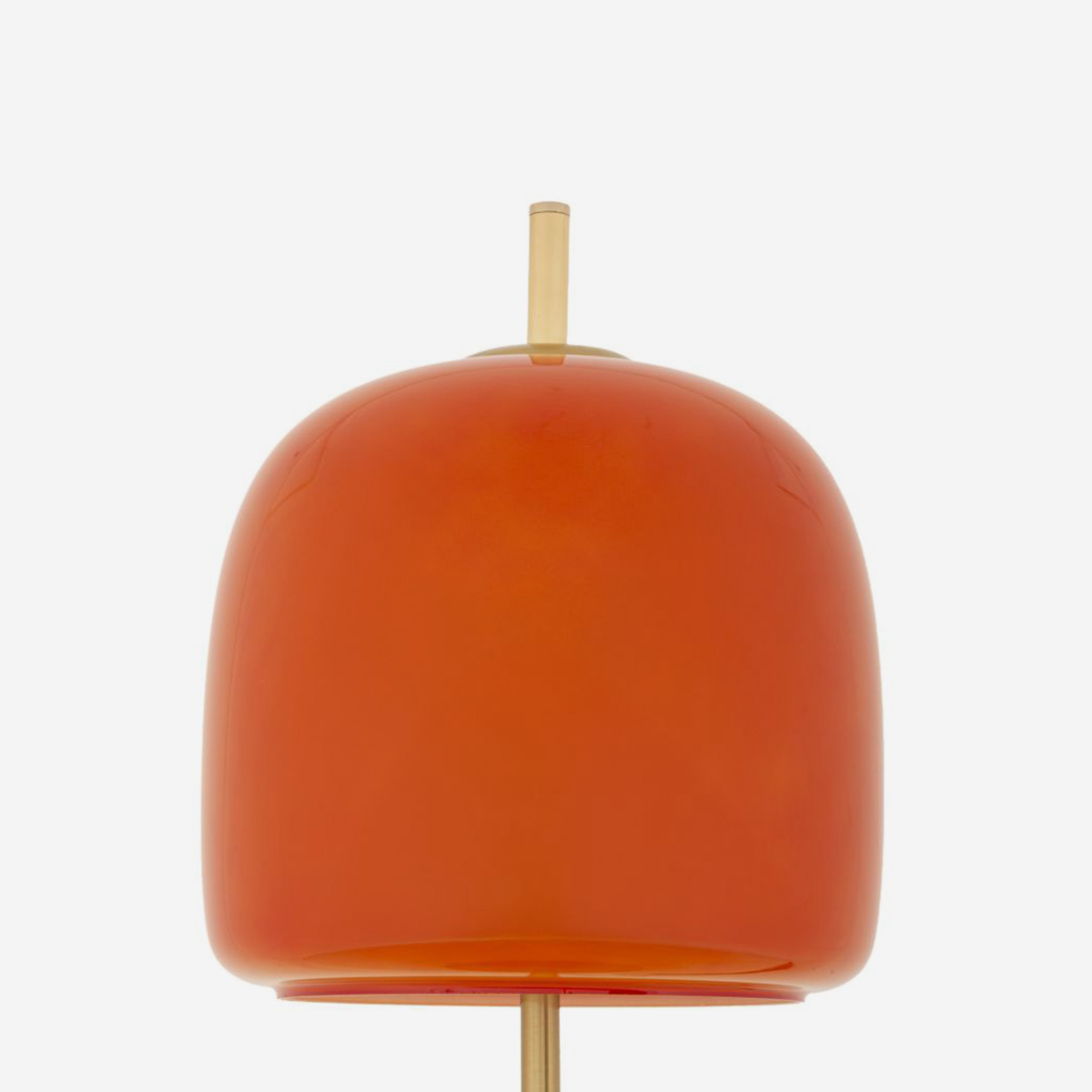 Odly Vintage Metal and Glass Table Lamp — 6