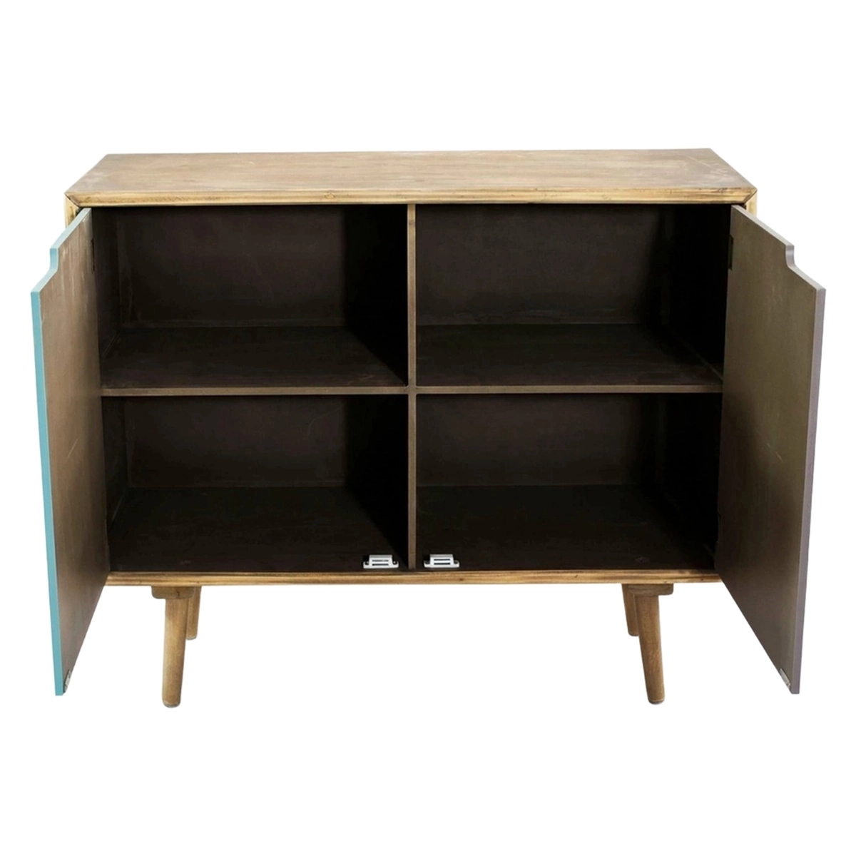 Modern 2-Door Sideboard in MDF and Pine Wood Niagara — 5