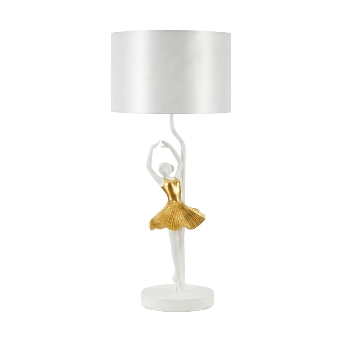 Ballerina B Decorative Table Lamp with Fabric Shade — 1