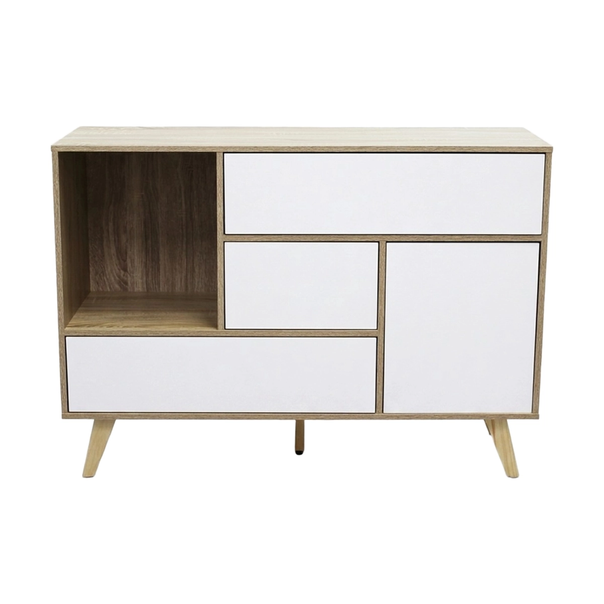 Emory Modern Living Room Sideboard with Door, 3 Drawers and Shelf — 6