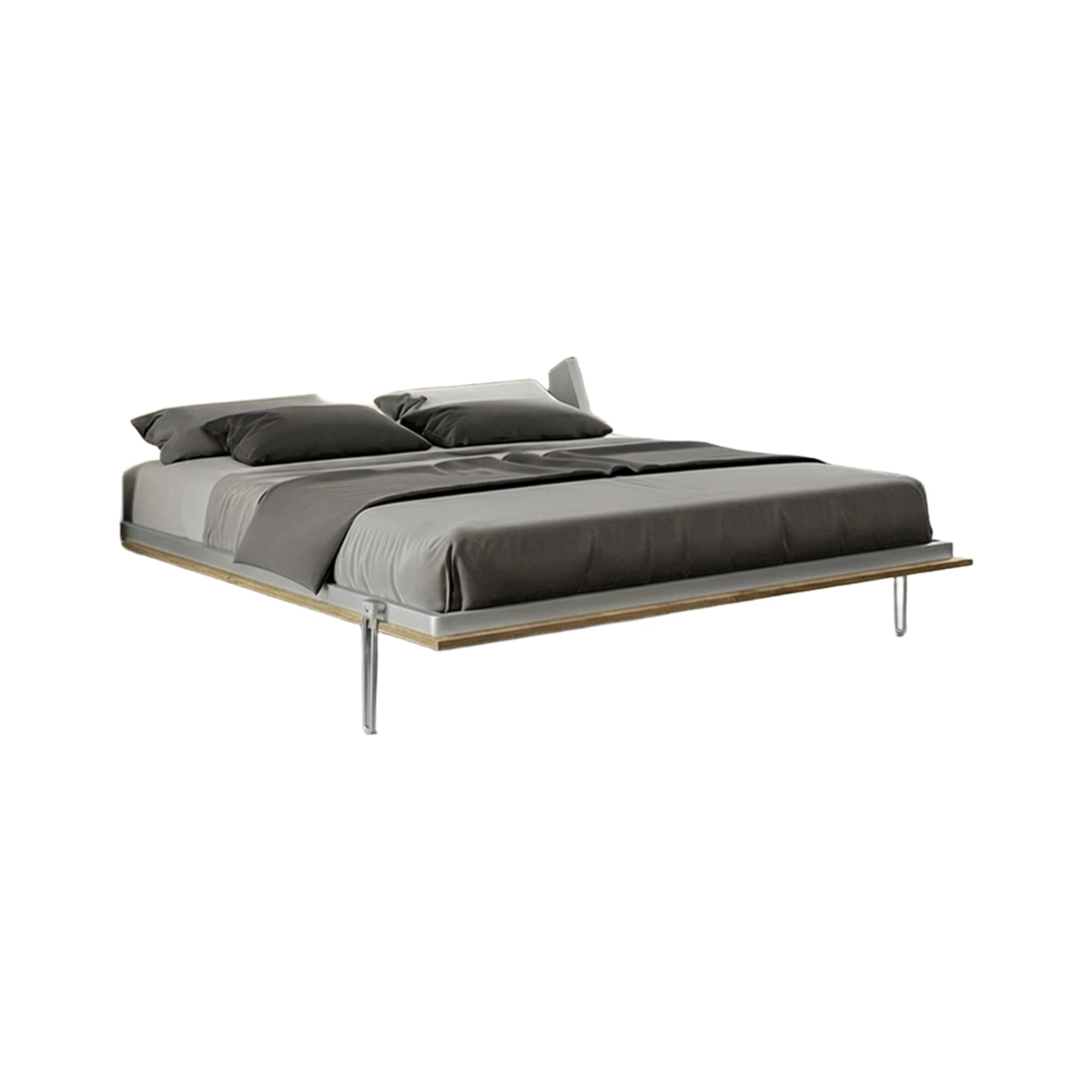 Kentaro Oak Vertical Double Murphy Bed 160x190 cm Foldaway — 4