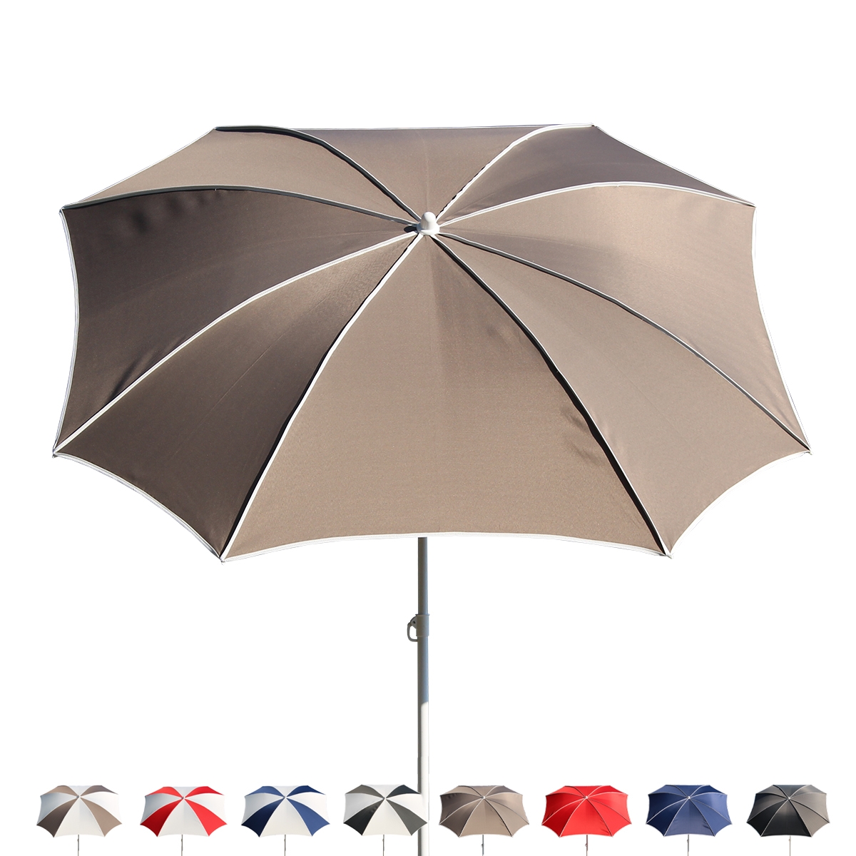 Windproof Parasol for Garden and Pool UV 50 Malta Maffei ART 18 — 1