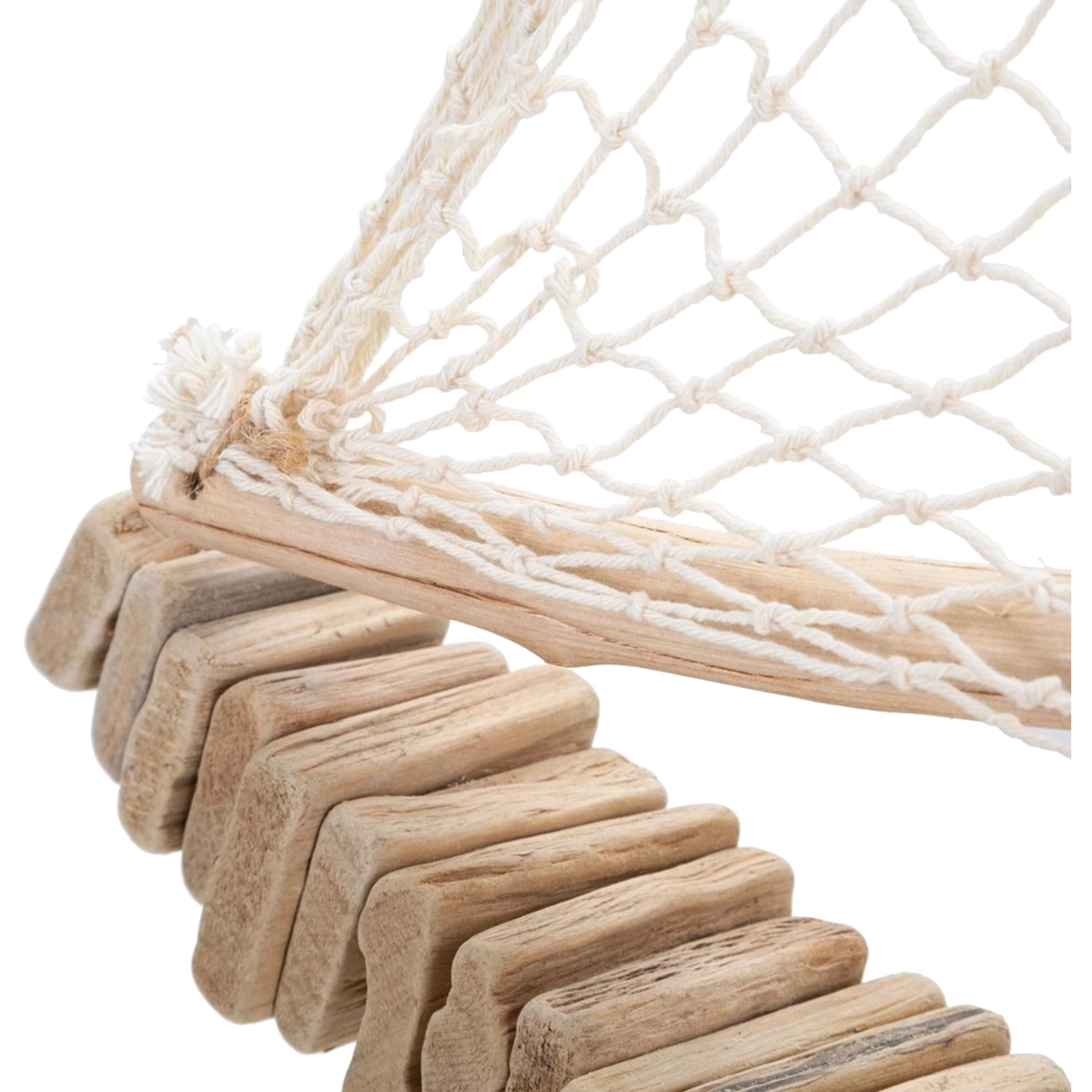 Wooden Sailboat Sculpture with Fabric Net 45x45 cm Enok Mauro Ferretti — 5