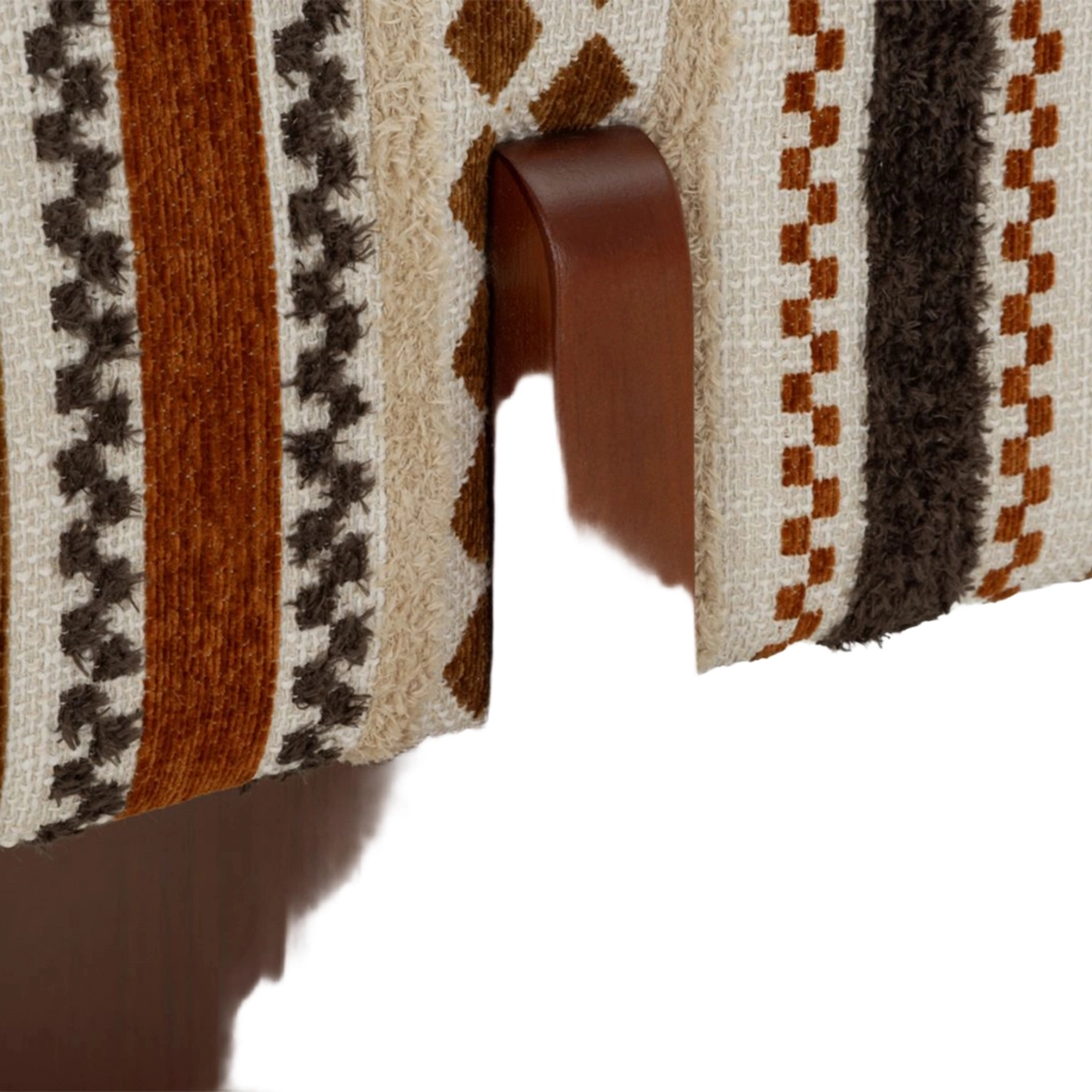 Ethnic Upholstered Bench for Bedroom & Hallway Mombasa Artful Poise — 6