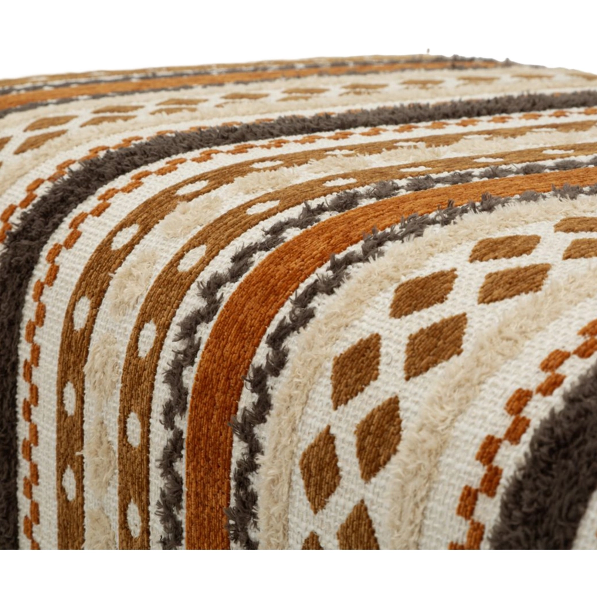 Ethnic Upholstered Bench for Bedroom & Hallway Mombasa Artful Poise — 5