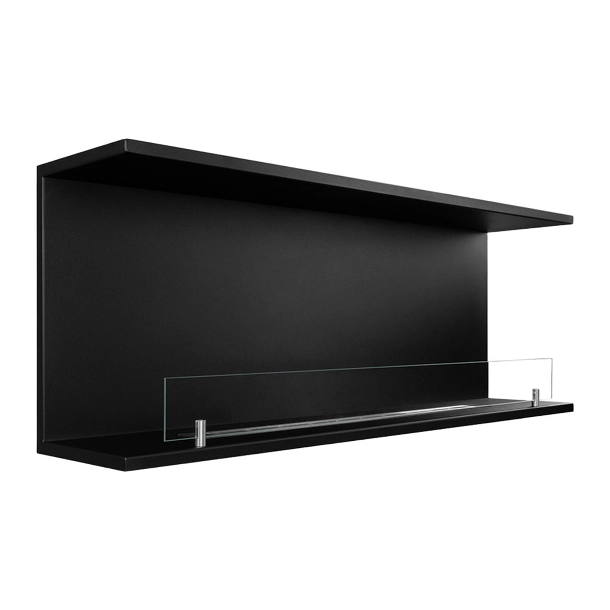 3-Sided Built-in Bioethanol Fireplace Divina Fire Trevi 120 Steel 120x50 — 4