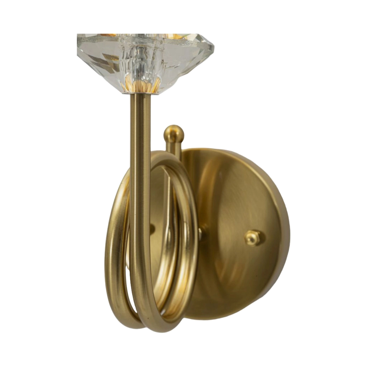Salisburg Classic Wall Lamp in Iron with Tessuto Lampshade — 6