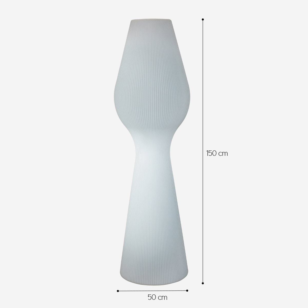 Stripes 150 Designer Polyethylene LED Floor Lamp — 4