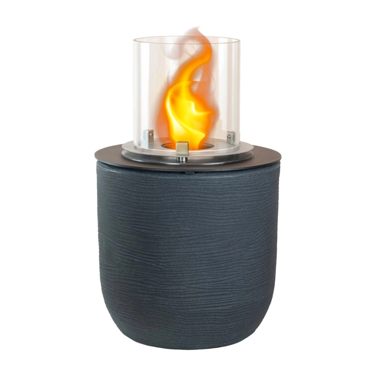 Freestanding Bioethanol Fireplace Indoor & Outdoor Ø 35 x h 55cm Raffaello Divina Fire — 1