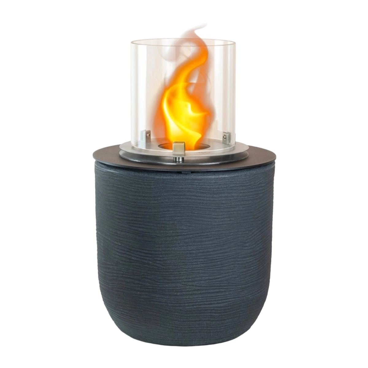 Freestanding Bioethanol Fireplace Indoor & Outdoor Ø 35 x h 55cm Raffaello Divina Fire — 3