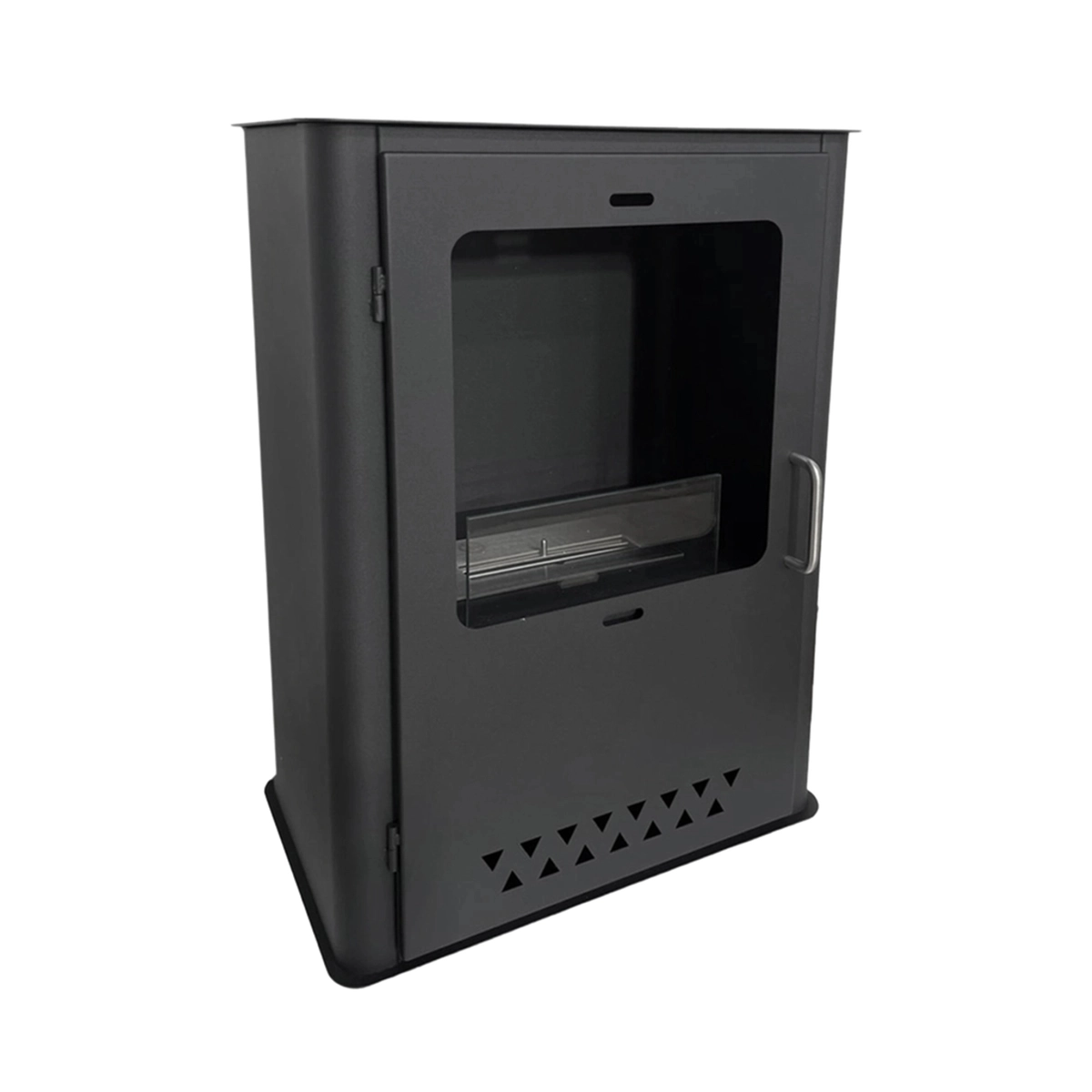 Freestanding Bioethanol Fireplace Stove in Steel - 50x30x68 cm — 4
