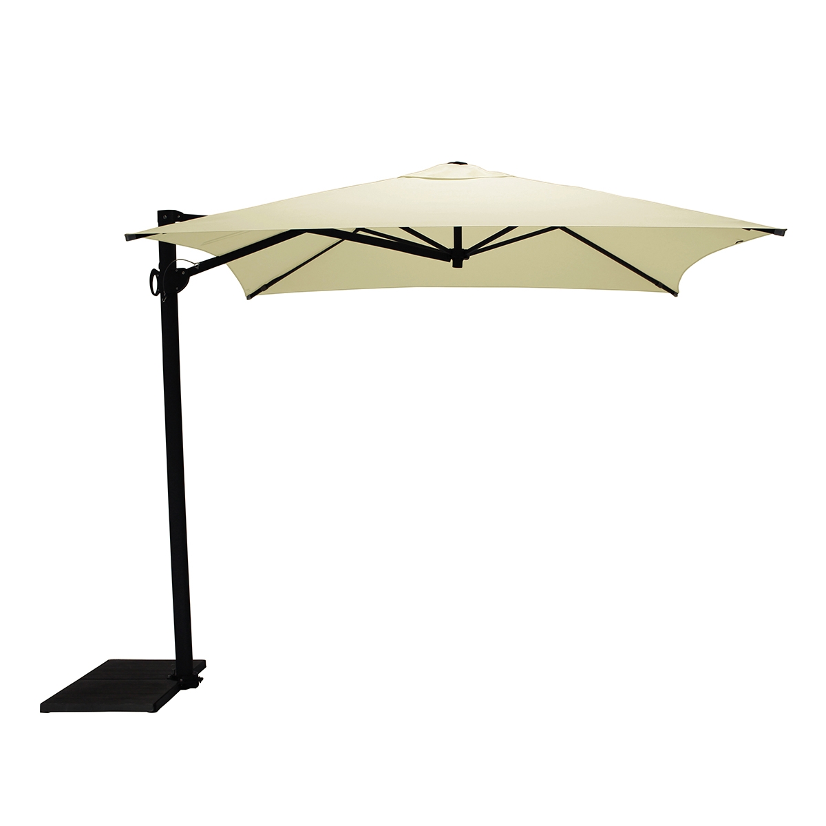 Cantilever square garden parasol 250x250 UV50+ Maffei Trend Art 457Q — 7