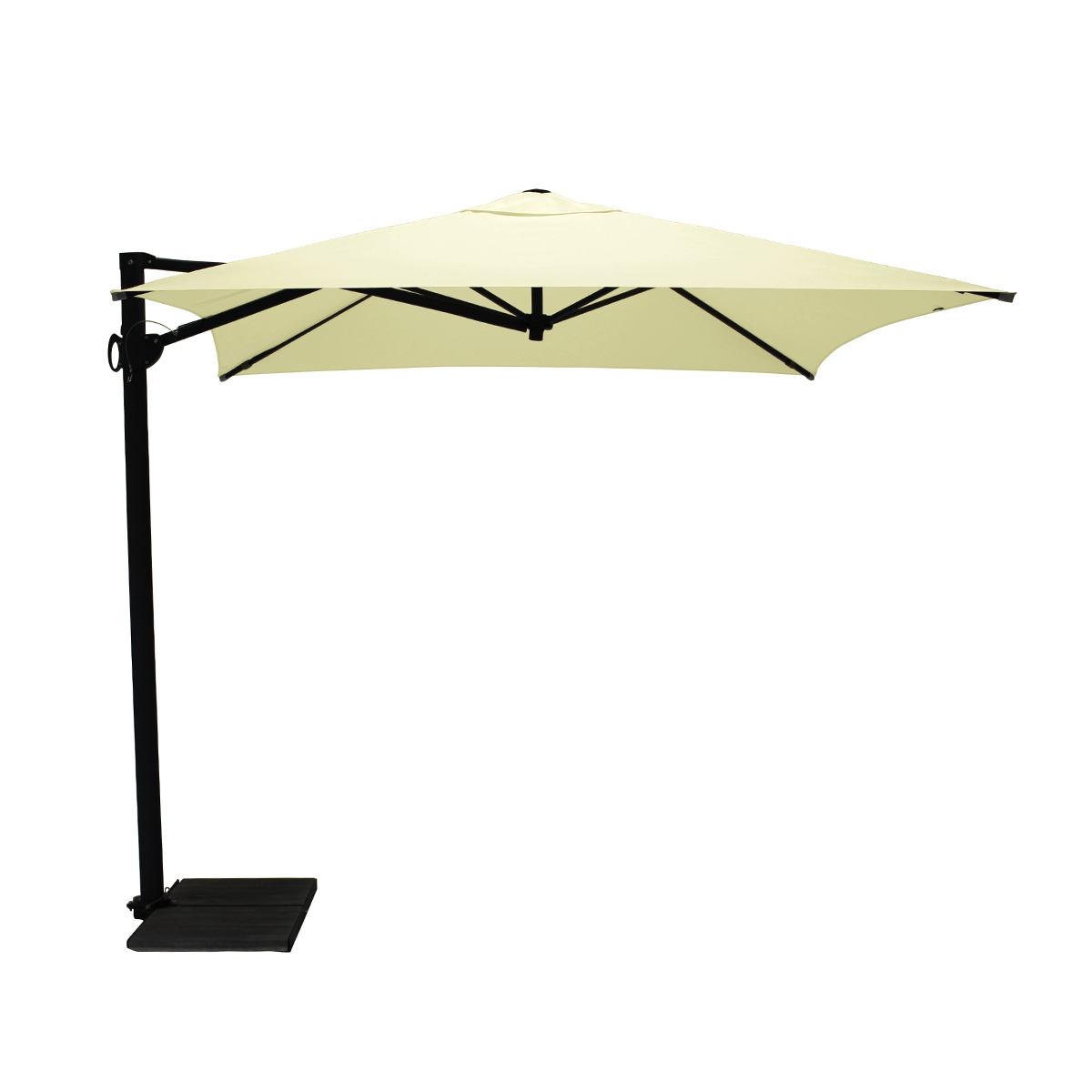 Cantilever square garden parasol 250x250 UV50+ Maffei Trend Art 457Q — 4