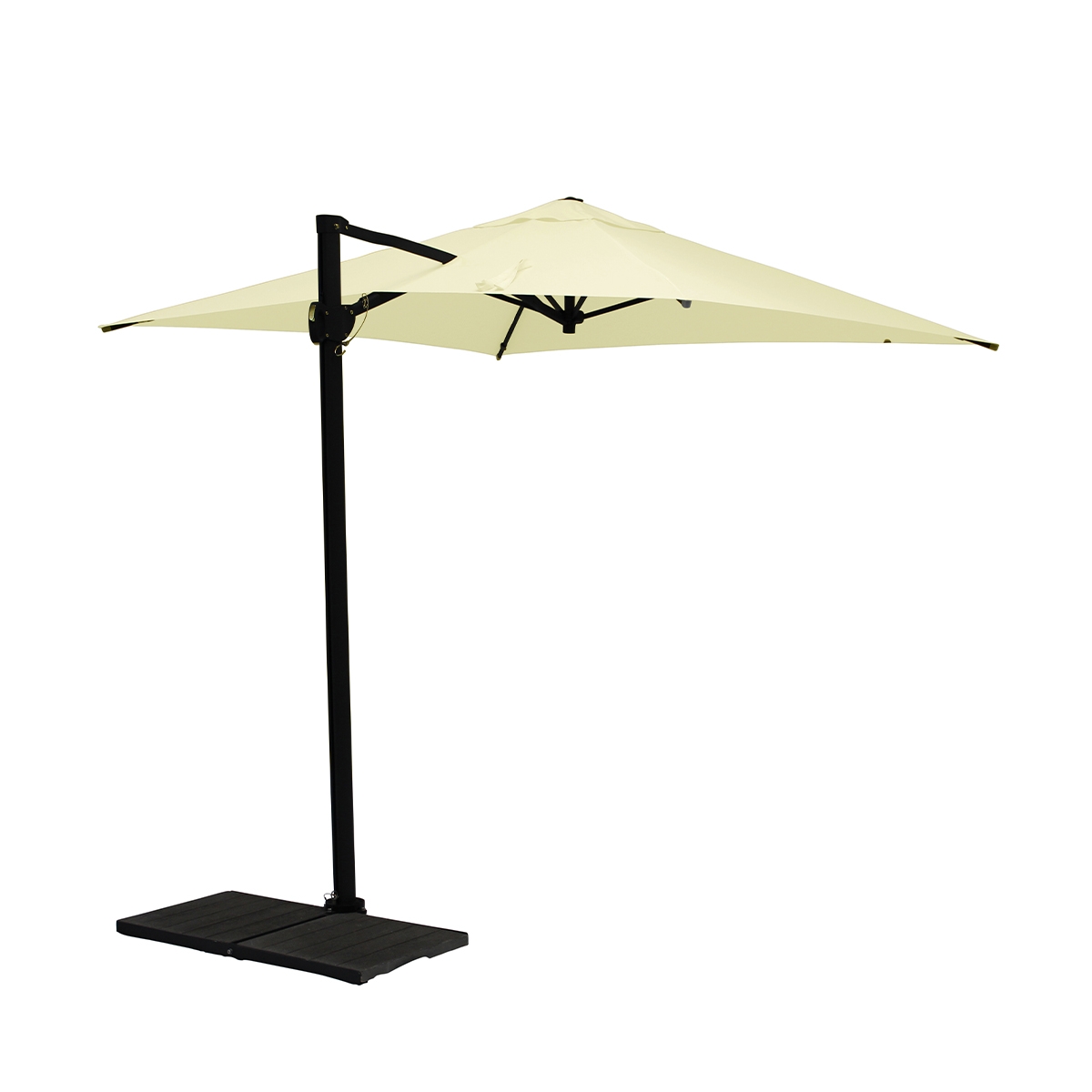 Cantilever square garden parasol 250x250 UV50+ Maffei Trend Art 457Q — 3