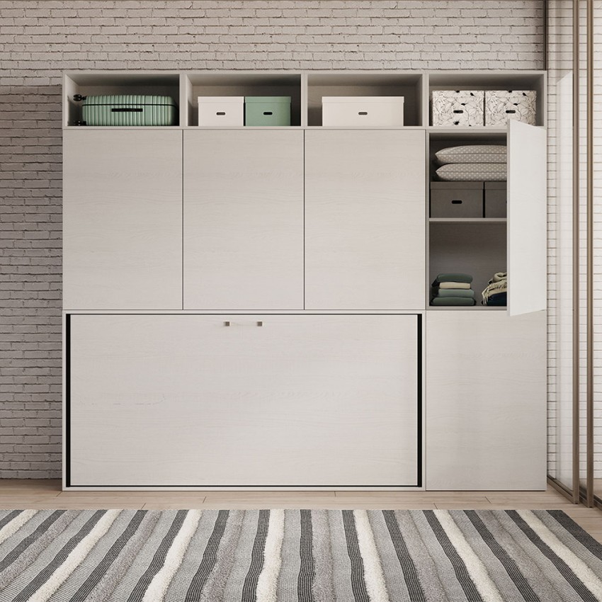 Kando B horizontal foldaway single bed with wardrobe Itamoby — 6