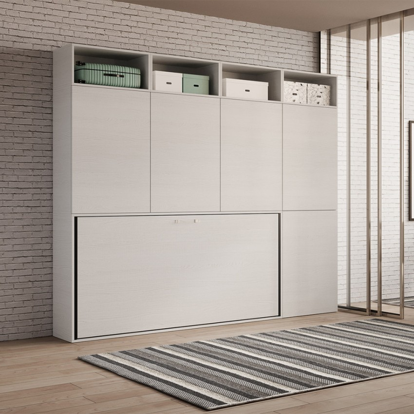 Kando B horizontal foldaway single bed with wardrobe Itamoby — 4