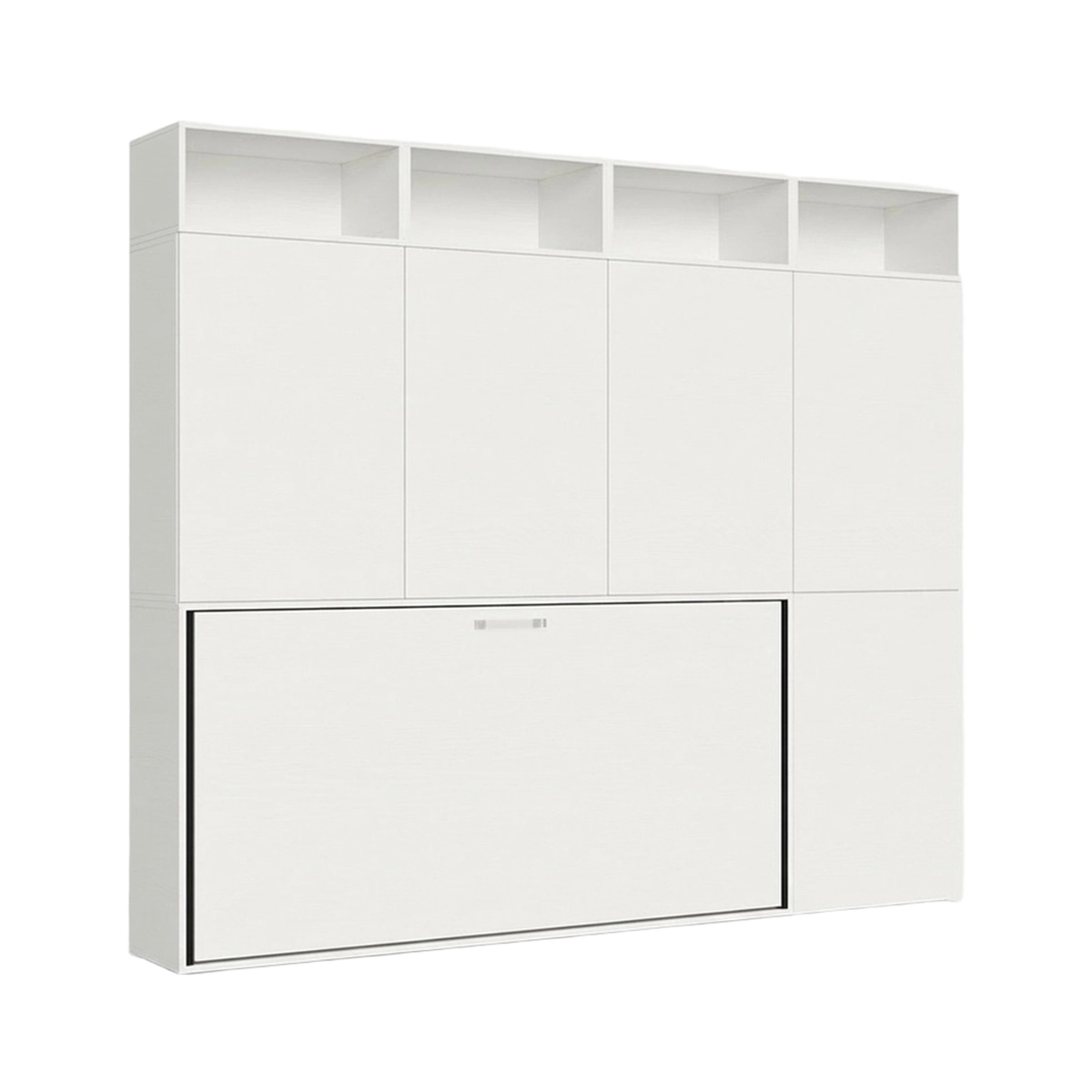 Kando B horizontal foldaway single bed with wardrobe Itamoby — 7