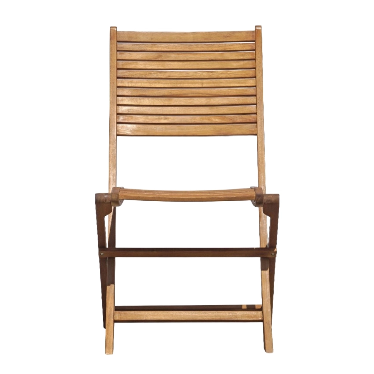 Giava folding garden chair in solid acacia wood — 3