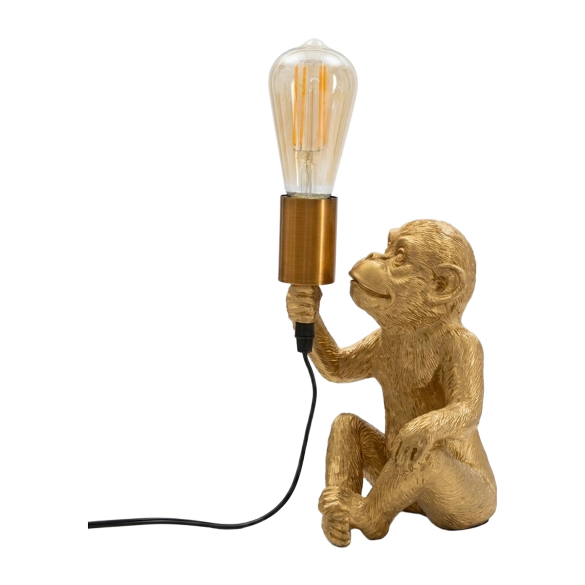 Monkey Decorative Table Lamp in Polyresin — 6