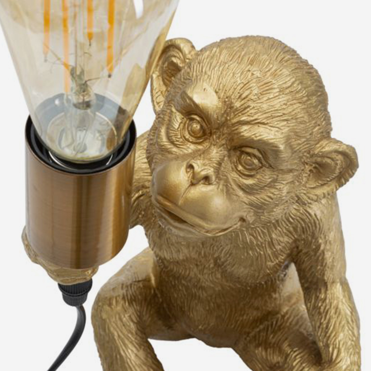 Monkey Decorative Table Lamp in Polyresin — 4