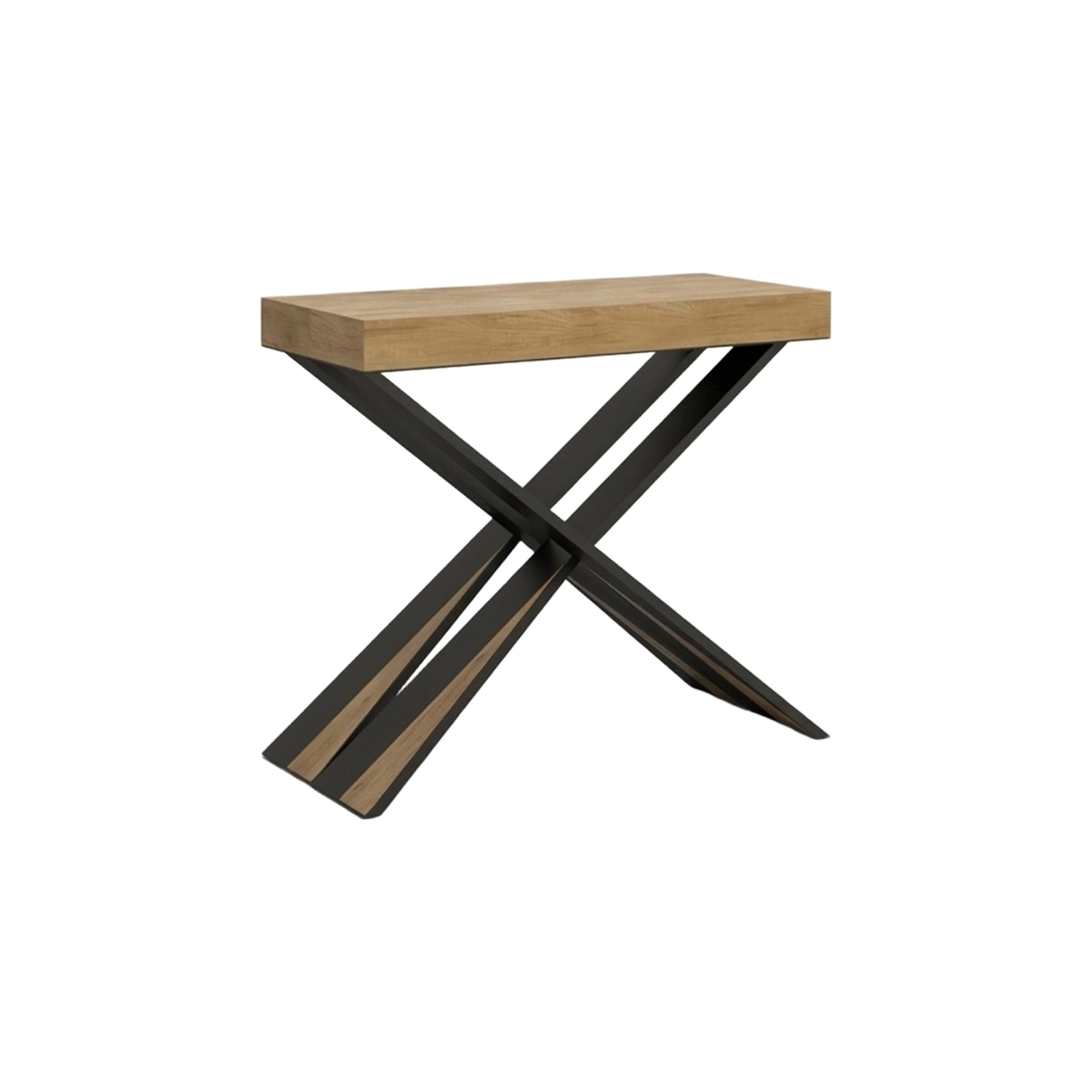 Diago Premium Oak Extendable Console Table 90x40-300cm Itamoby — 1