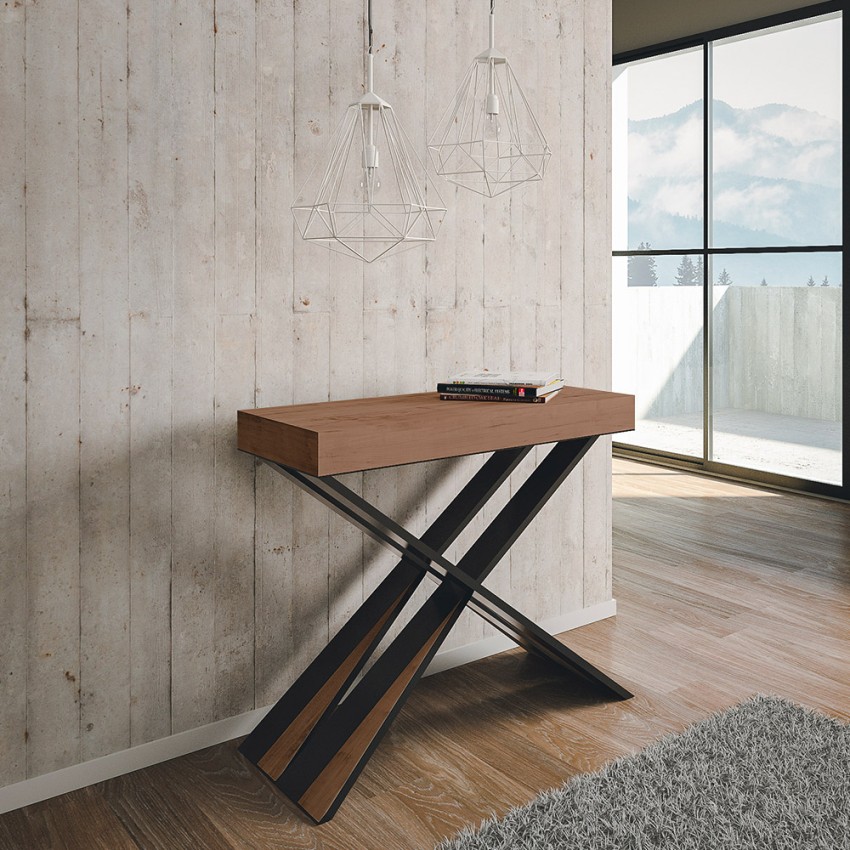 Diago Premium Oak Extendable Console Table 90x40-300cm Itamoby — 2