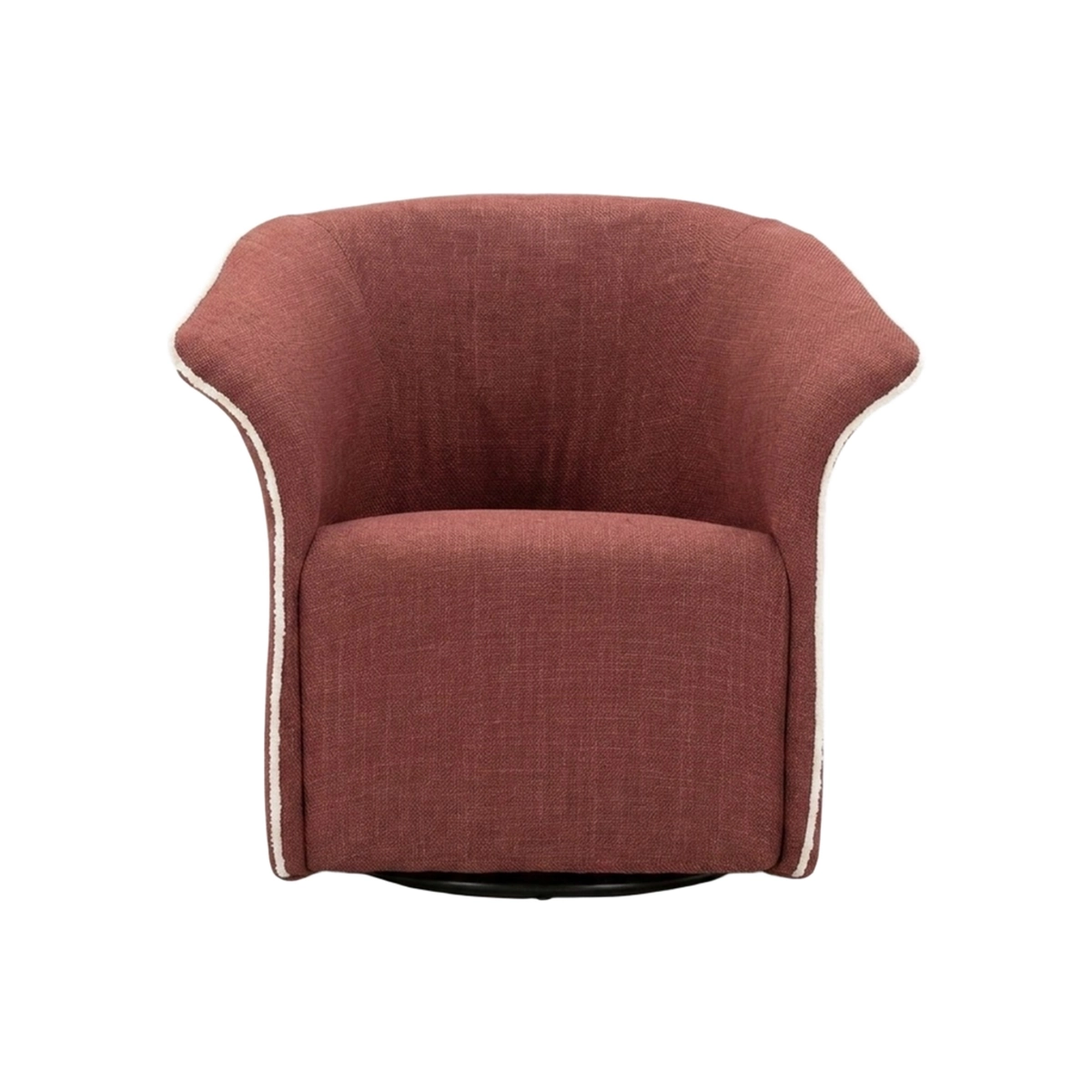 Siena Upholstered Swivel Armchair in Fabric — 3
