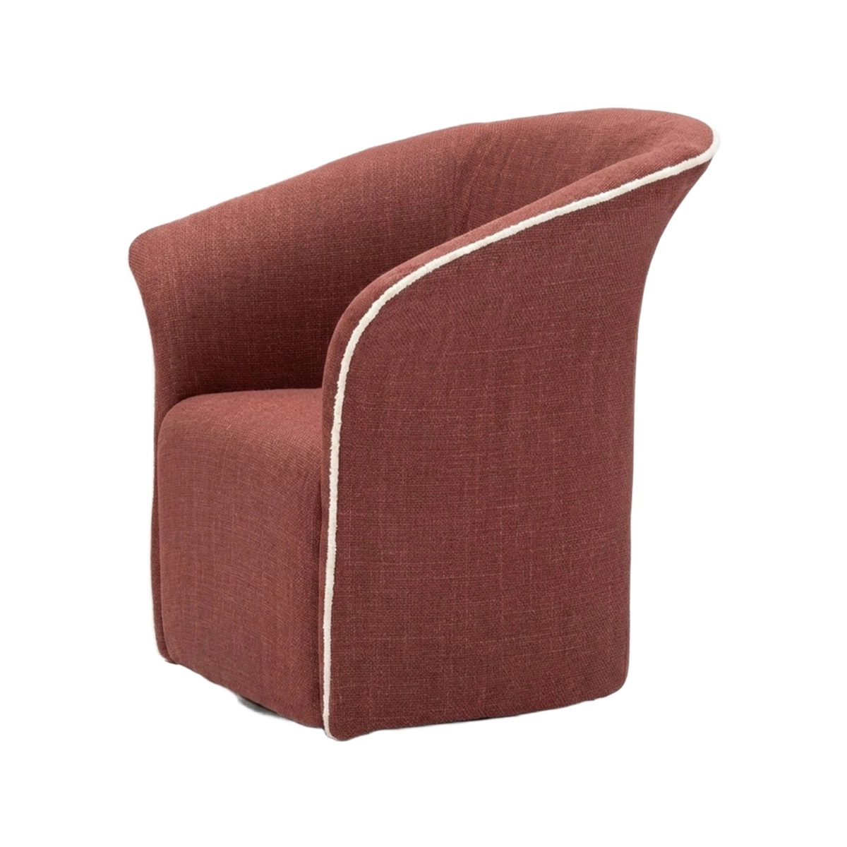 Siena Upholstered Swivel Armchair in Fabric — 4