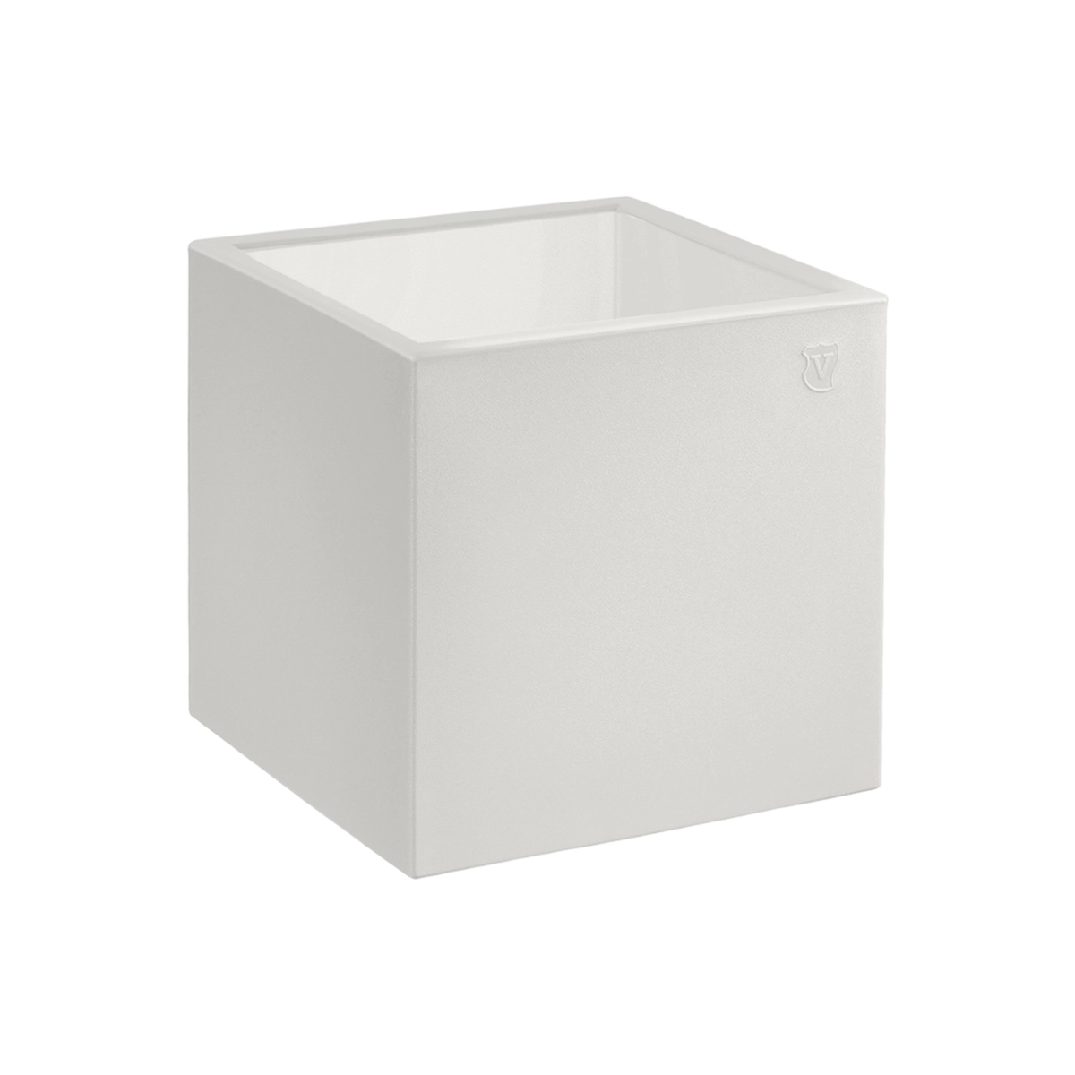 Blok LYXO modern cube coffee table in polyethylene and plexiglass — 1