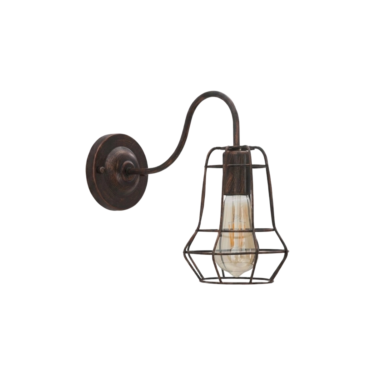 Industrial Wall Lamp in Ferro Industry B Mauro Ferretti — 1
