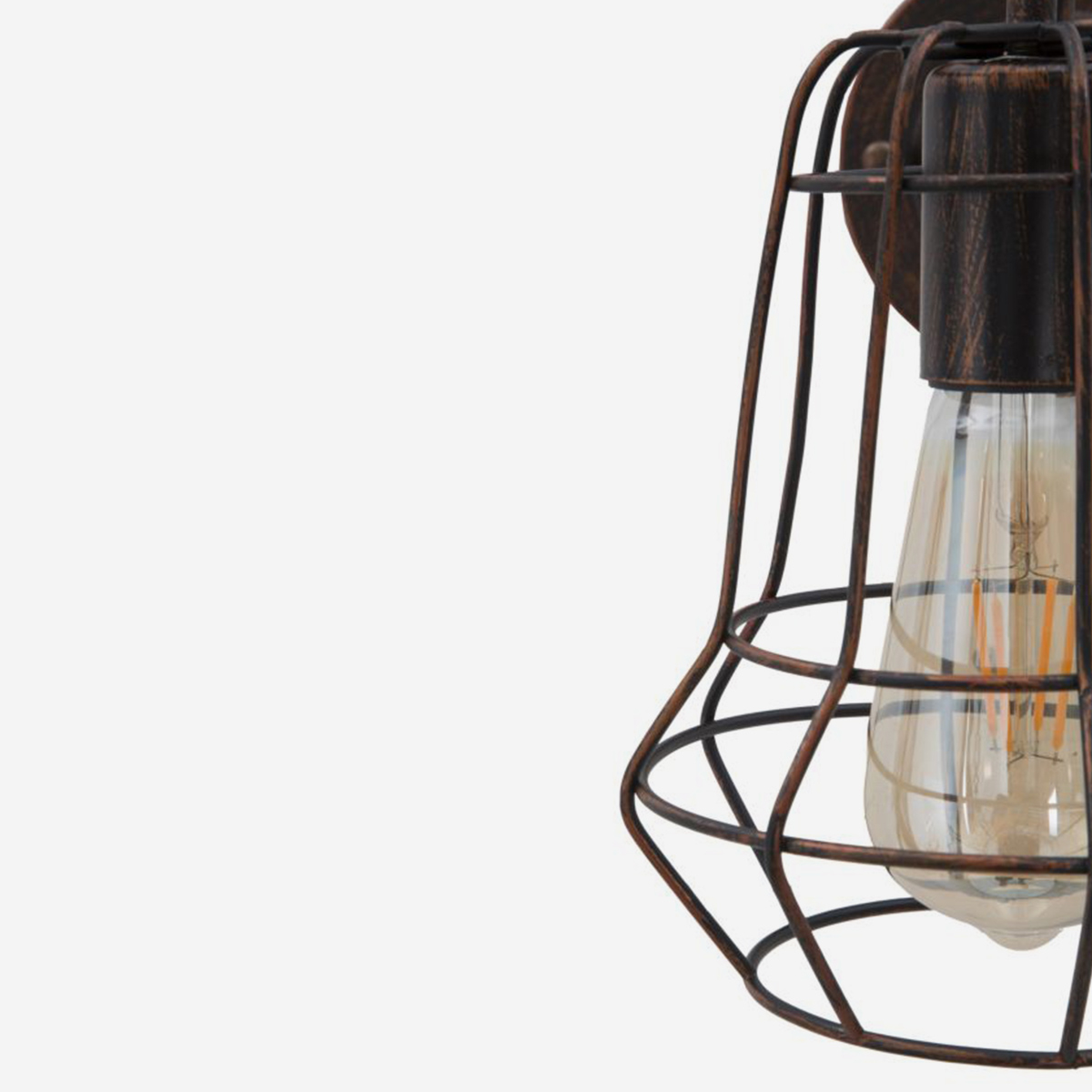 Industrial Wall Lamp in Ferro Industry B Mauro Ferretti — 4
