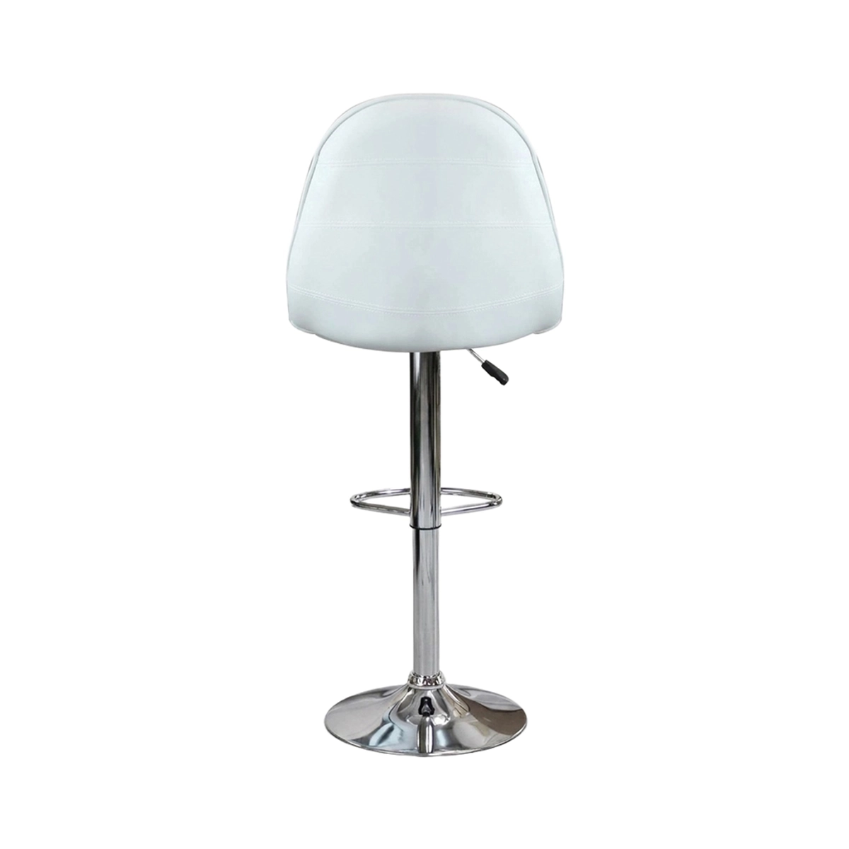 Flynn Adjustable Swivel Bar Stool in Ecopelle Cosma — 4