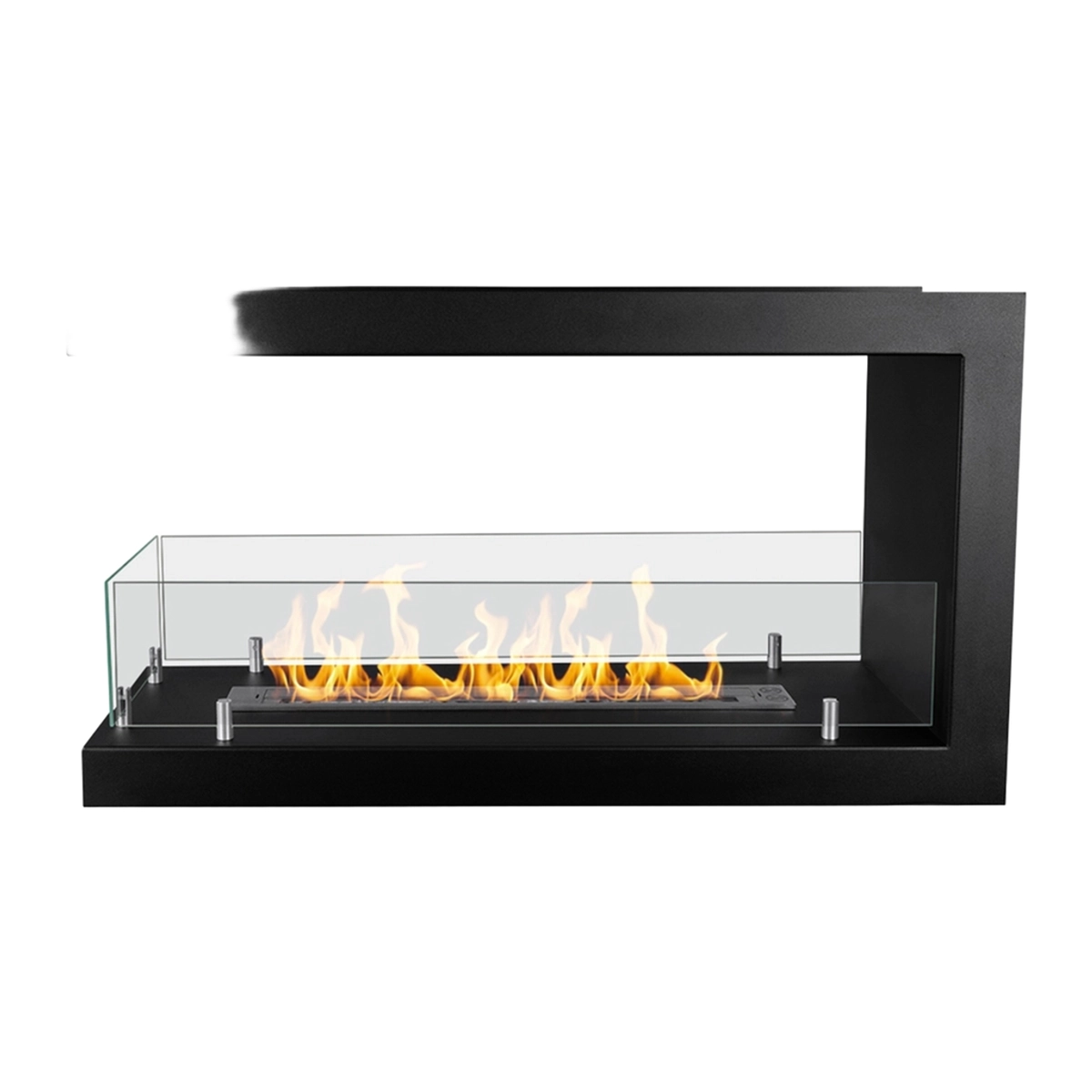 Divina Fire Maratea 90 3-Sided Built-In Bioethanol Fireplace 90x50 cm DF900U — 3