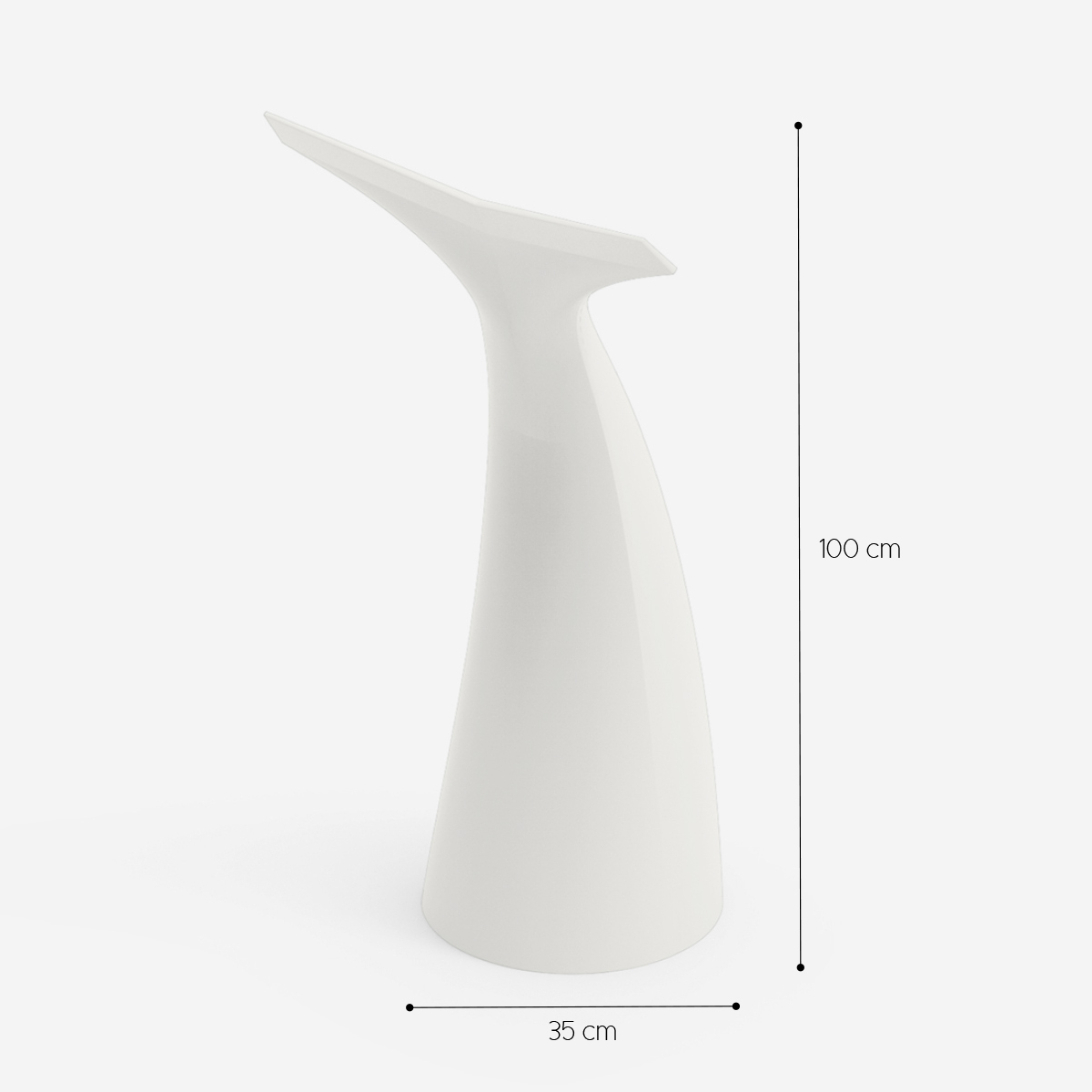 Rechargeable Outdoor Lamp LED RGBW Sculptural Design Pina LYXO — 3