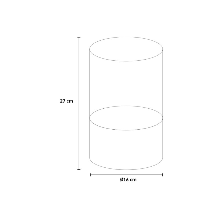 Marsiglia Tabletop Cylindrical Bioethanol Fireplace by Divina Fire — 4