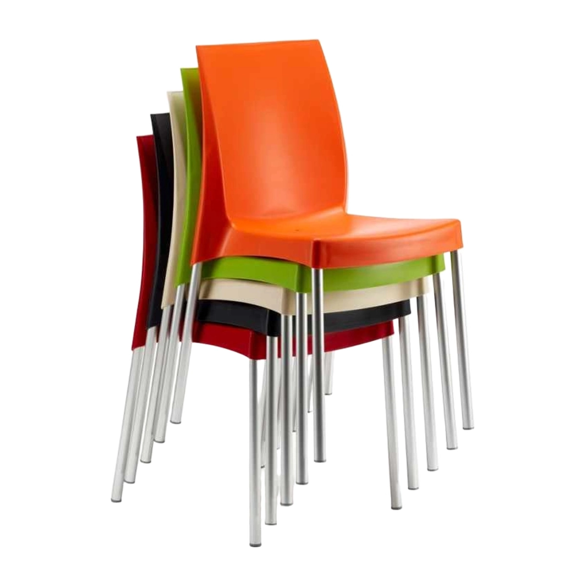 Stackable kitchen and bar chair Boulevard Grand Soleil in polypropylene — 4