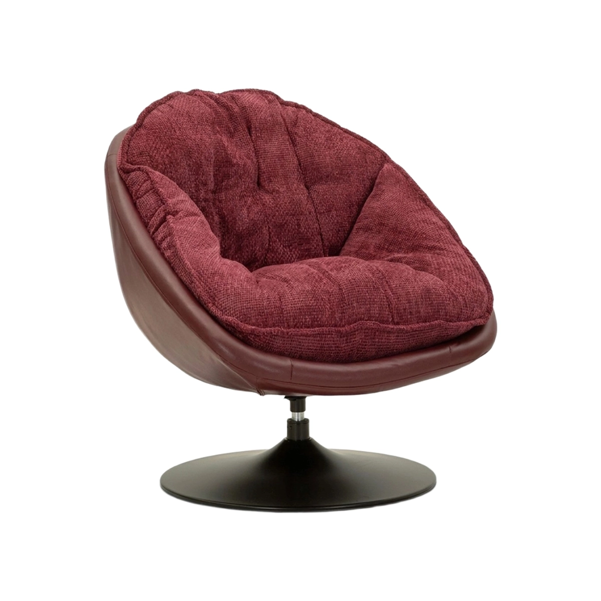 Poise Retro Swivel Upholstered Armchair — 1
