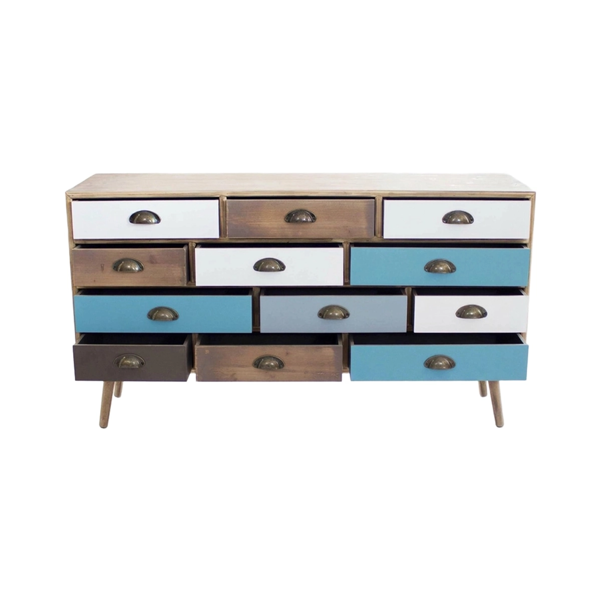 Modern 12-Drawer Wood and MDF Chest of Drawers Jasper — 4