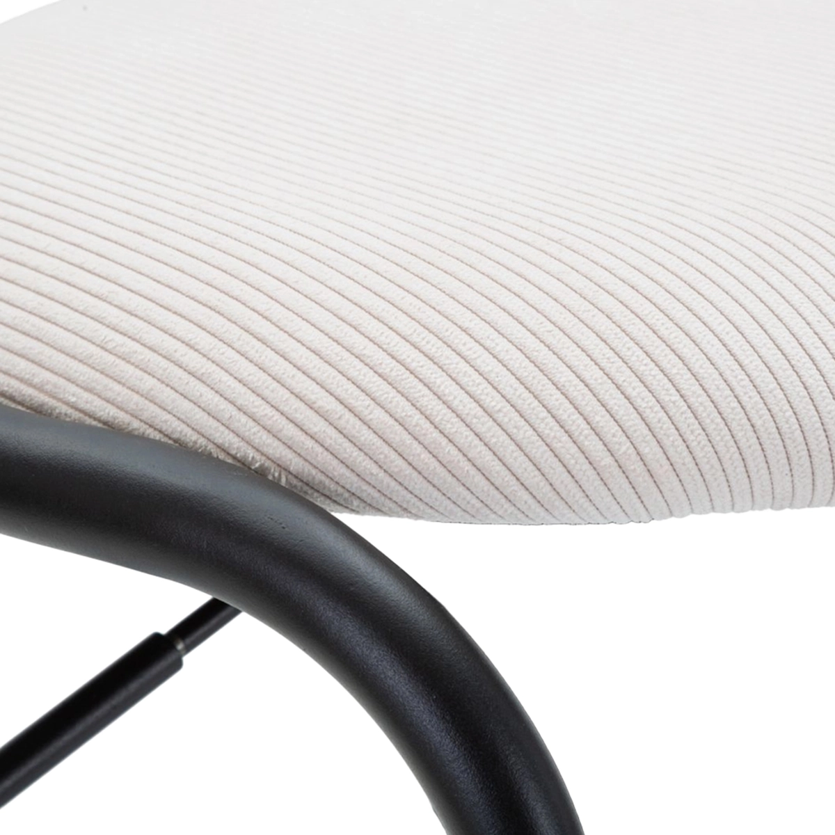 Destiny Swivel Adjustable Fabric Bar Stool — 4